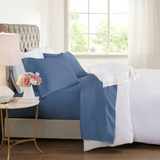 LUXURIOUS BAMBOO BED SHEET SET (Flat & Fitted Sheets + Pillowcases)